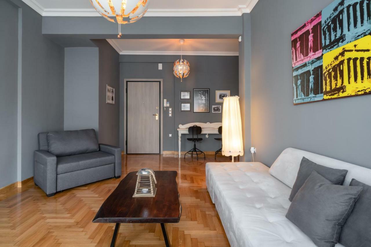 Modern & Stylish Apt At The Heart Of Athens Daire Dış mekan fotoğraf